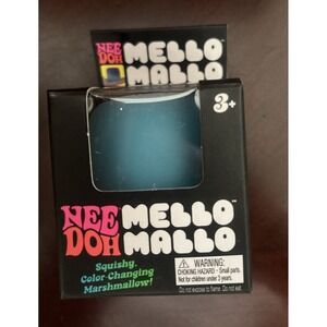 NEE DOH MELLO MALLO Sensory Stress Ball Squishy Color Changing Marshmallow Blue